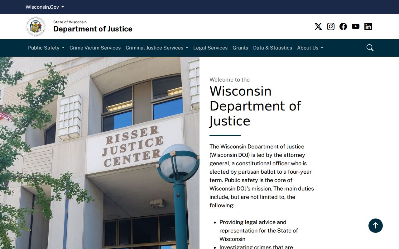 Menominee County criminal history Wisconsin crime data source